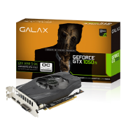 GPU 4GB GTX PERFORMANCE NVIDIA GTX 1050TI DUAL FAN ONE CLICK DDR5 128BIT 7008MHZ DVI HDMI DP 50IQH8DSC7 - GALAX