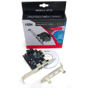 PLACA PCI-E 2 PORTAS USB 3.0 +19 PINOS- DP-23 - DEX M