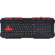 TECLADO GAMER SPIDER PRETO/VERMELHO U*