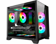 GABINETE GAMER SPACE Z CG-01AD OPEN FRAME S/FAN - KMEX