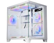 GABINETE GAMER AQUÁRIO MICRO ATX W305 WHITE S/ FAN - KMEX