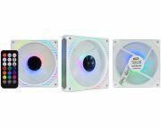 KIT ARGB AAUW INFINITY3D WHITE FAN120*3PC+CONTROLE S/FITA - KMEX