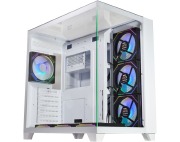 GABINETE GAMER AQUÁRIO W4J1 ATX TIGER  SHARK WHITE - KMEX