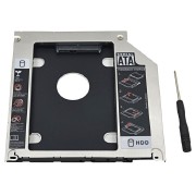 ADAPTADOR DVD P/ HD/SSD NOTEBOOK DRIVE CADDY 12.7MM