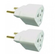 ADAPTADOR PLUGUE 2P+T 20A BCO S/A