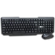 KIT TECLADO + MOUSE S/FIO PRETO 1600DPI ABNT2 HL-301 - HARDLINE