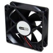 COOLER P/GABINETE 80X80 S/CONECTOR HL-F1 PRETO - HARDLINE