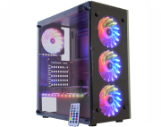 GABINETE GAMER 03N9 ATLANTIS 3, 3FAN 1 RGB RAINBOW - KMEX