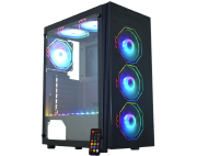 GABINETE GAMER ASGARD POLYGON 02Z5 ARGB FAN*3+ FITA - KMEX