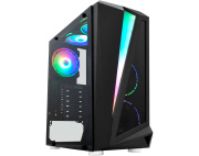 GABINETE GAMER BLACKHAWK 05QI PAINEL FITA LED RGB S/FAN - KMEX