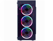 GABINETE GAMER CG06N9 ATLANTIS 6 , FAN AFR C/5 CORES * 3 PECAS - KMEX