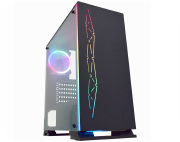 GABINETE GAMER FENIX NEGRA 01B8 LED RGB S/ COOLER – KMEX