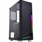 GABINETE GAMER HAWK2 01KT LED RGB RAINBOW S/FAN - KMEX