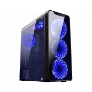 GABINETE GAMER INFINITY II CG-02G8 ATX USB 3.0 LED AZ - KMEX