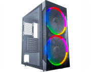 GABINETE GAMER ANJO DE COMBATE4 CG-04A1 RBG AF-CAF4*FAN2 - KMEX