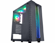 GABINETE GAMER KRATOS CG42TP PAINEL FITA LED RGB S/FAN - KMEX