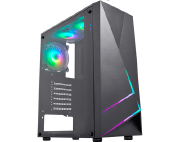 GABINETE GAMER KRATOS2 45TP PAINEL FITA LED RGB S/FAN - KMEX