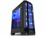 GABINETE GAMER WAR ROBOT CG-01F5 ATX USB 3.0 LED AZ - KMEX