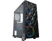 GABINETE GAMER WAVE A3TJ MESH KIT AKAAA1 FAN*3+FITA USB2,0*2 - KMEX