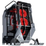 GABINETE GAMER XRANGER CG-01H3 OPEN CASEMOD FRAME/ALUMINIO/VIDRO - KMEX