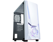 GABINETE GAMER JAEGER WHITE2 CG-W2TJ PAINEL FITA E FAN*1 RGB SINCRONIZADO - KMEX