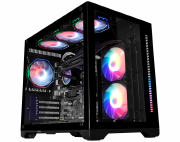 GABINETE GAMER SPACE X CG-412A OPEN FRAME S/FAN - KMEX