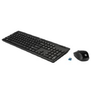 KIT TECLADO + MOUSE S/FIO PRETO 1000DPI ABNT2 C200 - HP