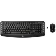 KIT TECLADO + MOUSE S/FIO NANO PRETO CLASSIC LV290AA - HP