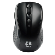 MOUSE OPTICO S/FIO PRETO 1600DPI M-W012BK - C3TECH