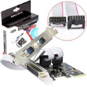 PLACA PCIE 2 SERIAL 1 PARALELA DP-03 - DEX M