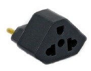 ADAPTADOR TOMADA PLUGUE 2P 10A PRETO S/A