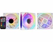 KIT ARGB AARAK WHITE FAN120* C/3PEÇAS+CONTROLE REMOTO S/ FITA - KMEX