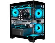 GABINETE GAMER AQUÁRIO MICRO ATX POSEIDON2 01F9 S/FAN - K-MEX