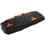 TECLADO GAMER MULTIMIDIA USB PRETO/LARANJA ABNT2 TC211 - MULTILASER