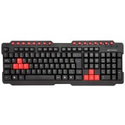 TECLADO GAMER MULTIMIDIA USB PRETO/VM ABNT2 KG-10BK - C3TECH